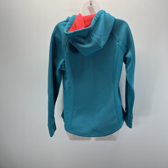 Swiss Tech Women's Waffle Knit Tech Fleece Hooded Jacket M - Picture 2 of 6